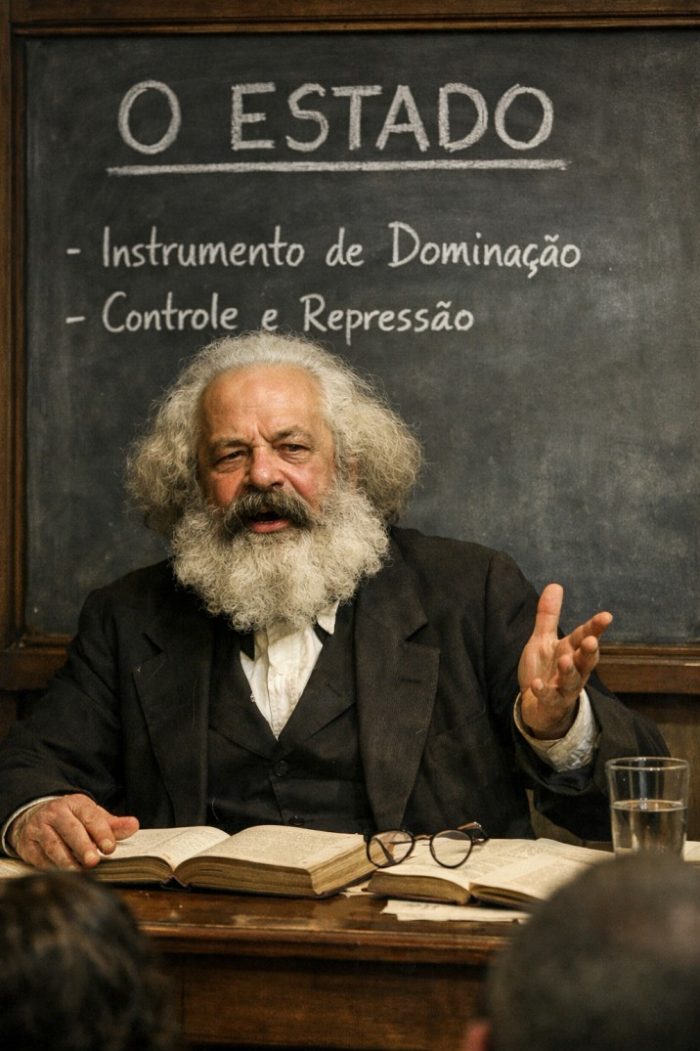 karl marx explicando sobre o Estado
